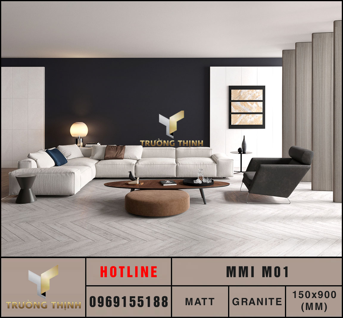 Gạch ốp lát vân gỗ Eurotile Mộc Miên MMI M01 giá tốt