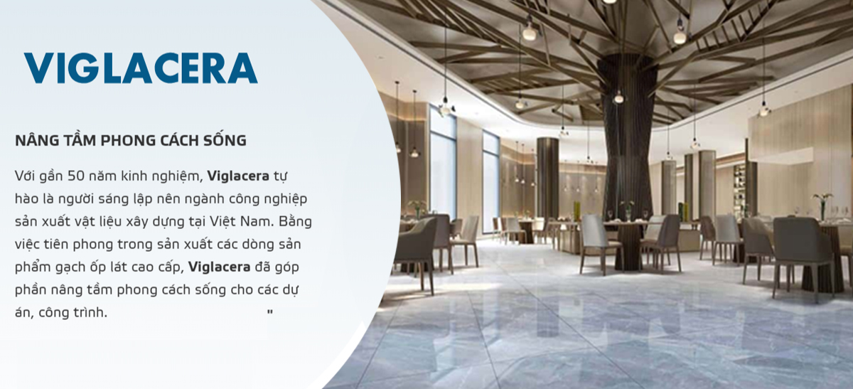 Gạch ốp lát Viglacera chất lượng vượt trội cho mọi công trình