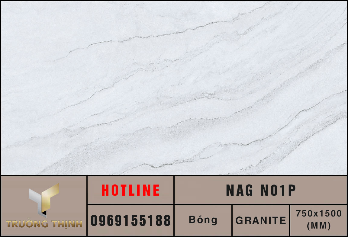 Gạch tấm lớn 750x1500 Eurotile Nam Giao NAG N01P vân đá