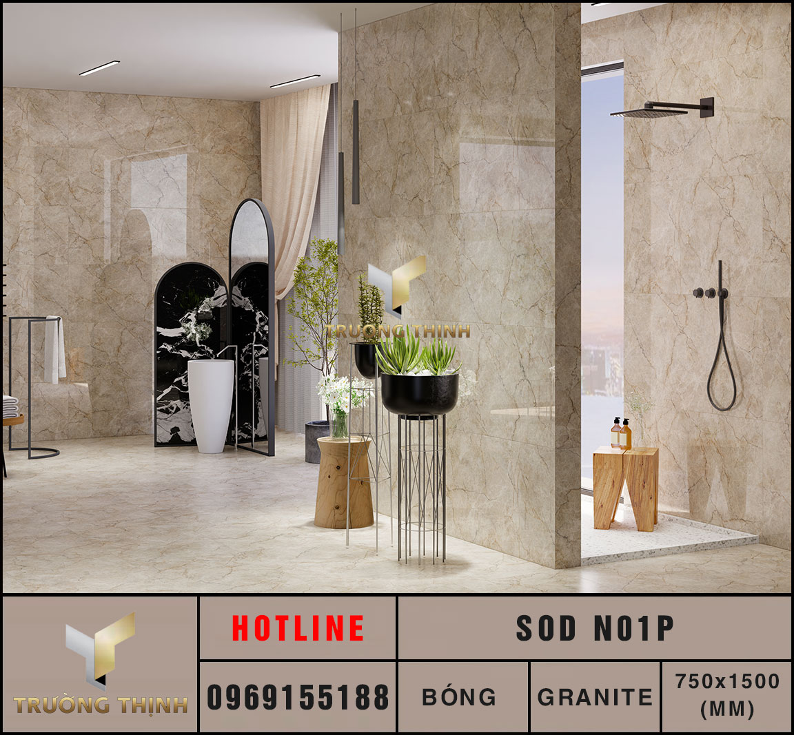 gạch vân đá 750x1500 Eurotile Sơn Du SOD N01P
