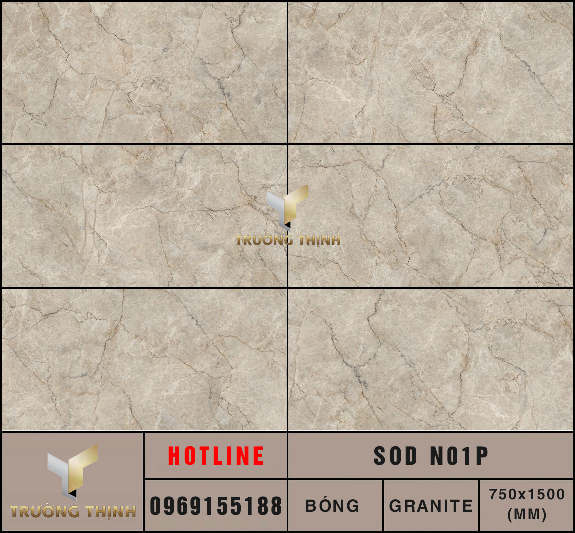 Gạch vân đá 750x1500 Eurotile Sơn Du SOD N01P