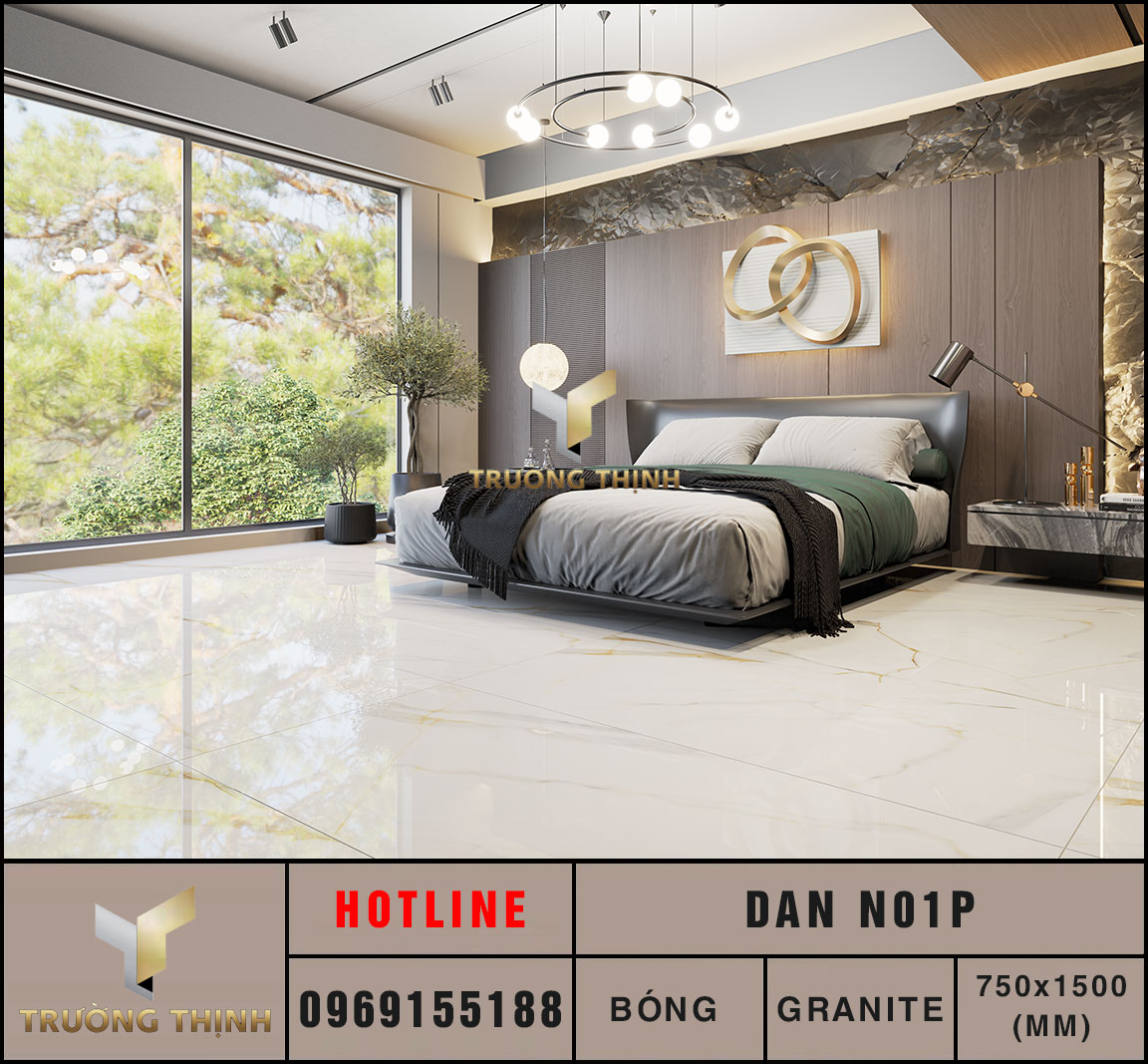 Gạch tấm lớn 750x1500 Eurotile Đăng Nguyên DAN N01P