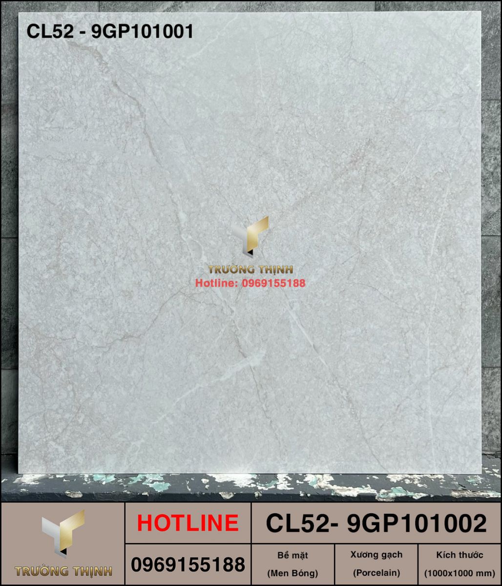 Gạch lát nền 1000x1000 Viglacera Cửu Long CL52-9GP101001 ảnh mẫu thực tế