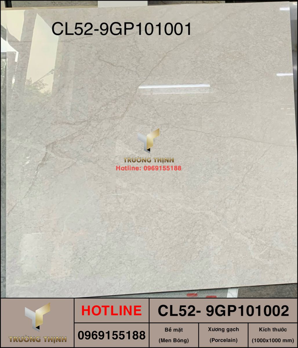 Gạch lát nền 1000x1000 Viglacera Cửu Long CL52-9GP101001 ảnh mẫu thực tế