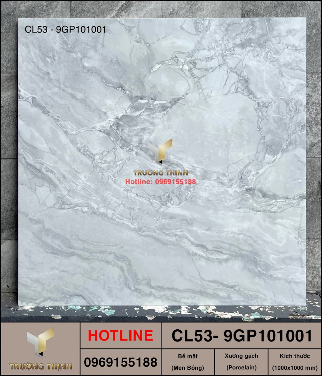 Gạch lát nền 1000x1000 Viglacera Cửu Long CL53-9GP101001 ảnh mẫu thực tế