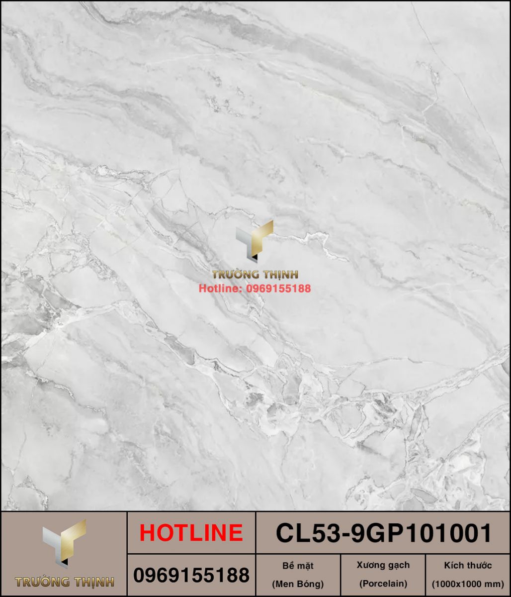 Gạch lát nền 1000x1000 Viglacera Cửu Long CL51-9GP101001