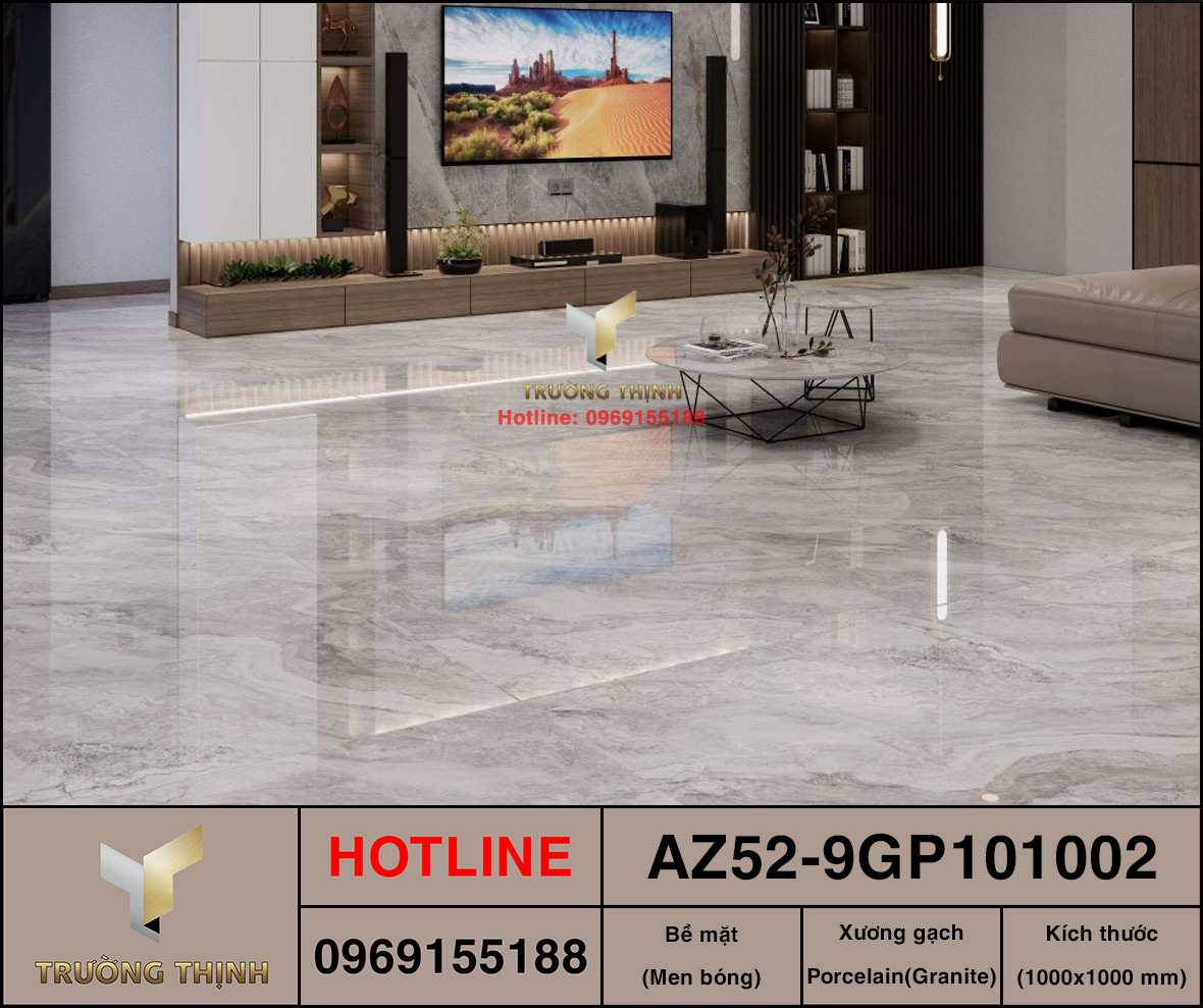 Gạch lát nền 1000x1000 Viglacera AZ52-9GP101002