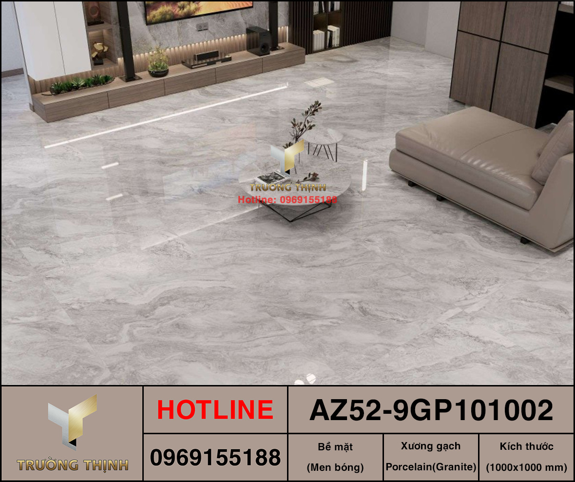 Gạch lát nền 1000x1000 Viglacera AZ52-9GP101002