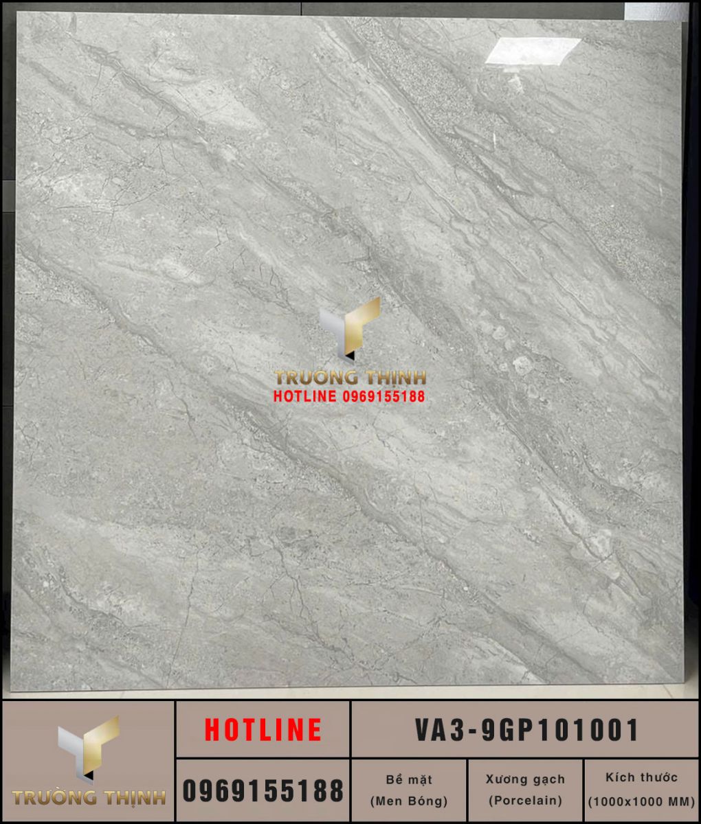 Gạch lát nền granite 1000x1000 Viglacera VA3-9GP101001 vân đá