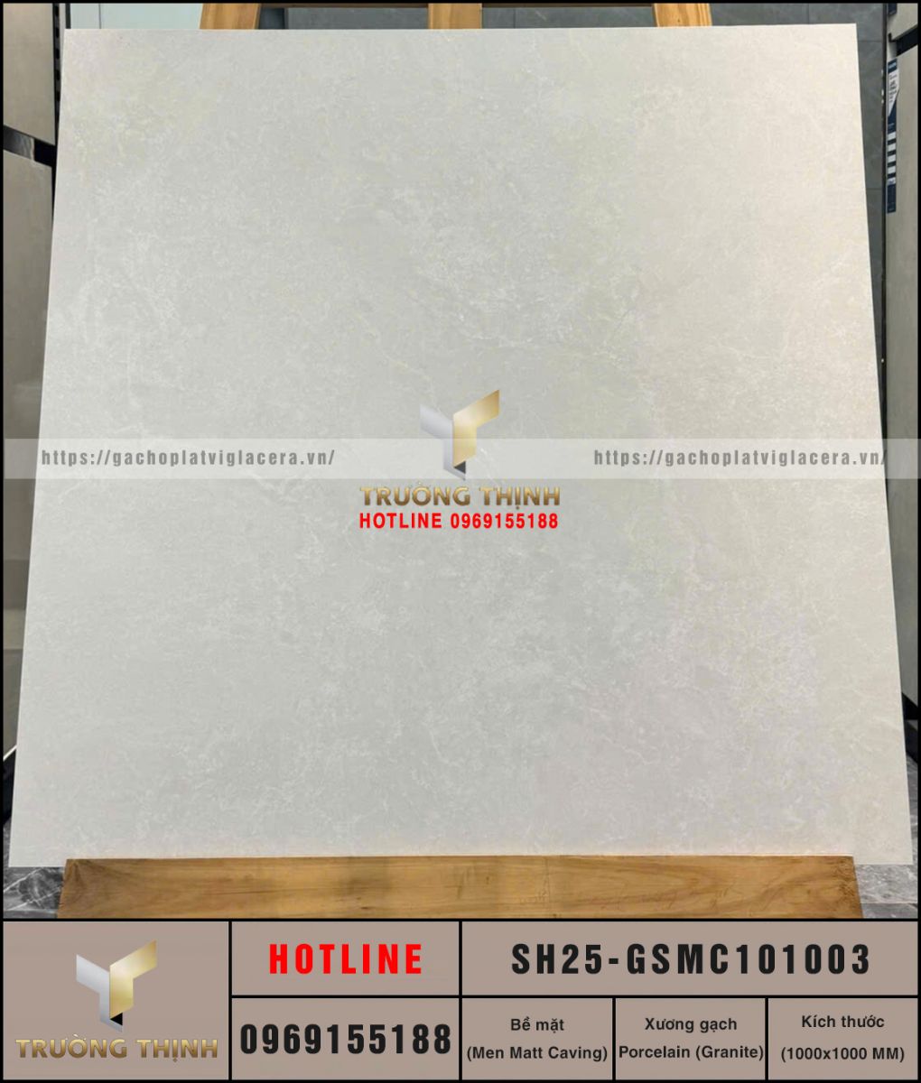 Gạch Viglacera SH25-GSMC101003 1000x1000 Matt Caving | Trường Thịnh