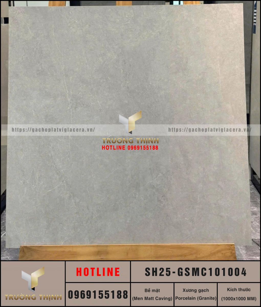 Gạch Lát Nền Porcelain 1000x1000 Viglacera SH25-GSMC101004 | Trường Thịnh
