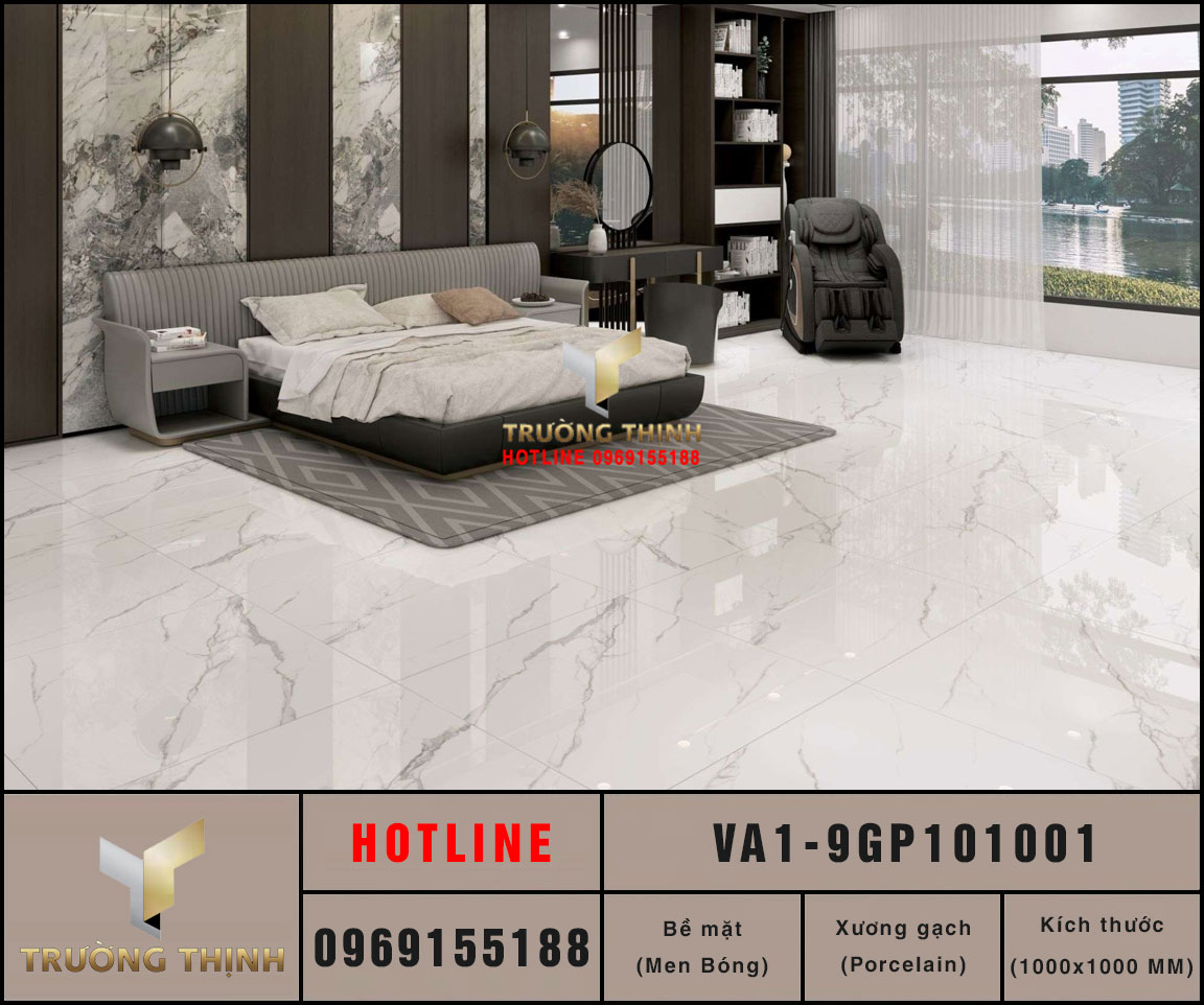 Gạch lát nền 1000x1000 Viglacera VA1-9GP101001
