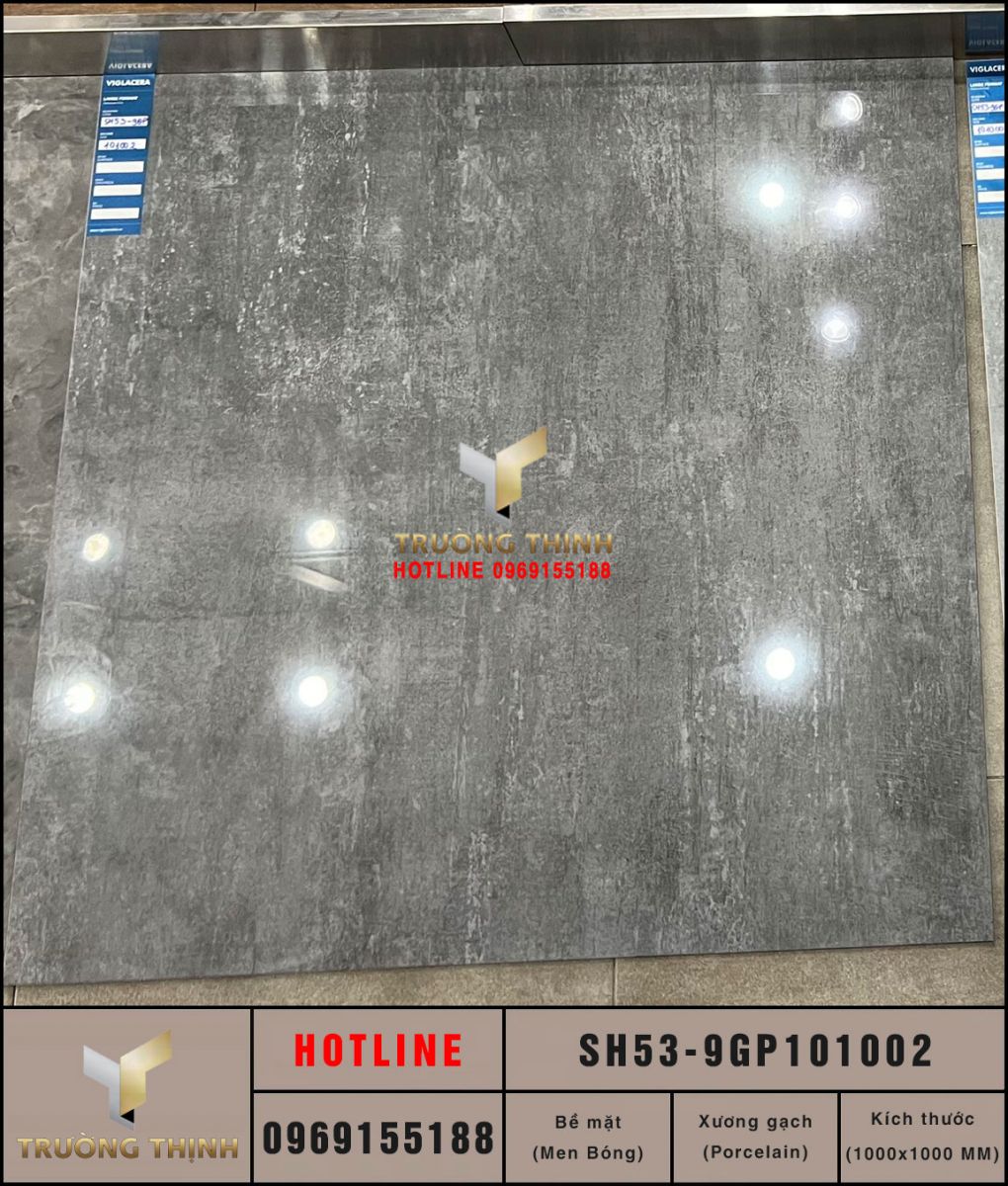 Gạch lát nền 1000x1000 Viglacera Sông Hồng SH53-9GP101002 ảnh thực tế