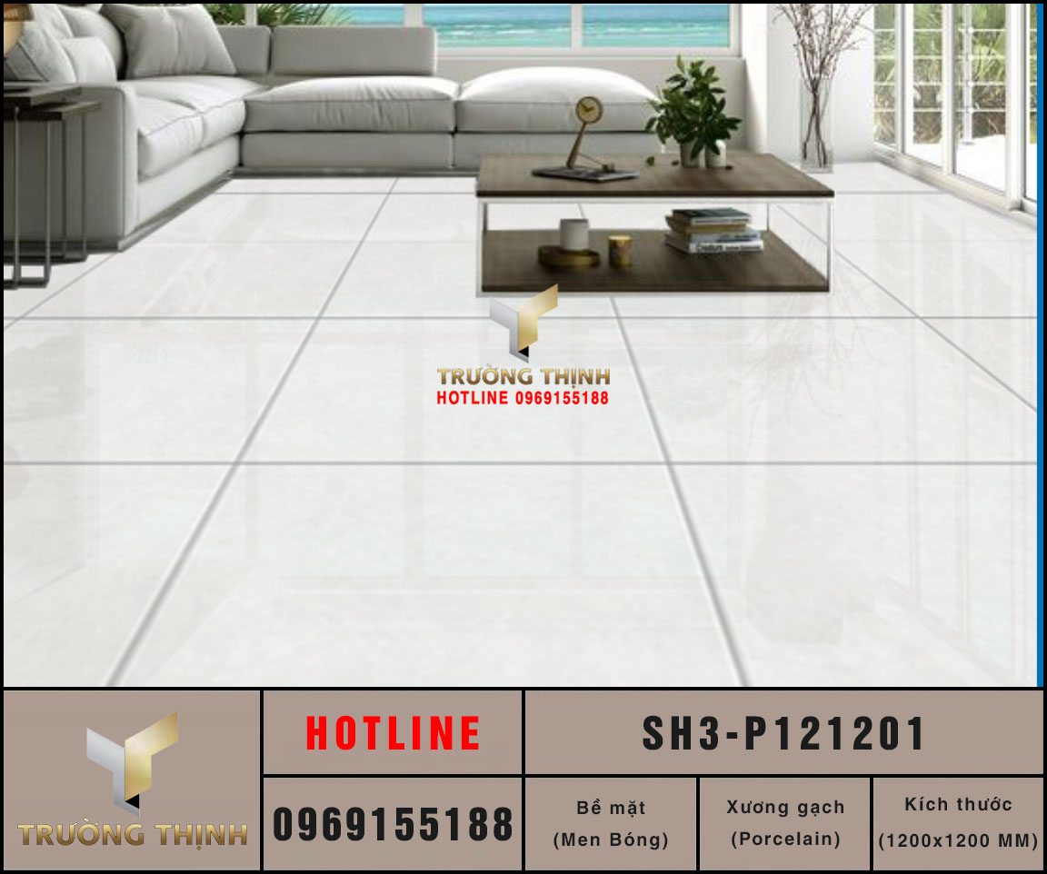 Gạch granite khổ lớn 1200x1200 Viglacera SH3-P121201 cao cấp