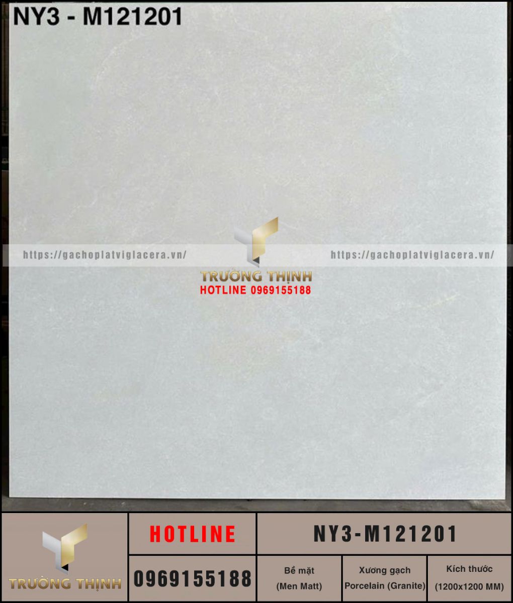 Gạch lát nền Viglacera NY3-M121201 1200x1200mm – Chống trơn cao cấp