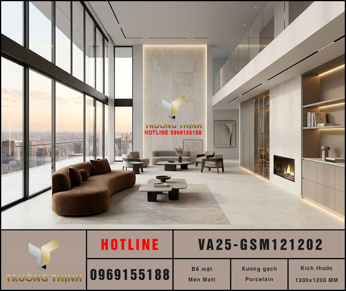 Gạch Viglacera VA25-GSM121202 1200x1200mm Men Matt - Giá Tốt Tại Trường Thịnh