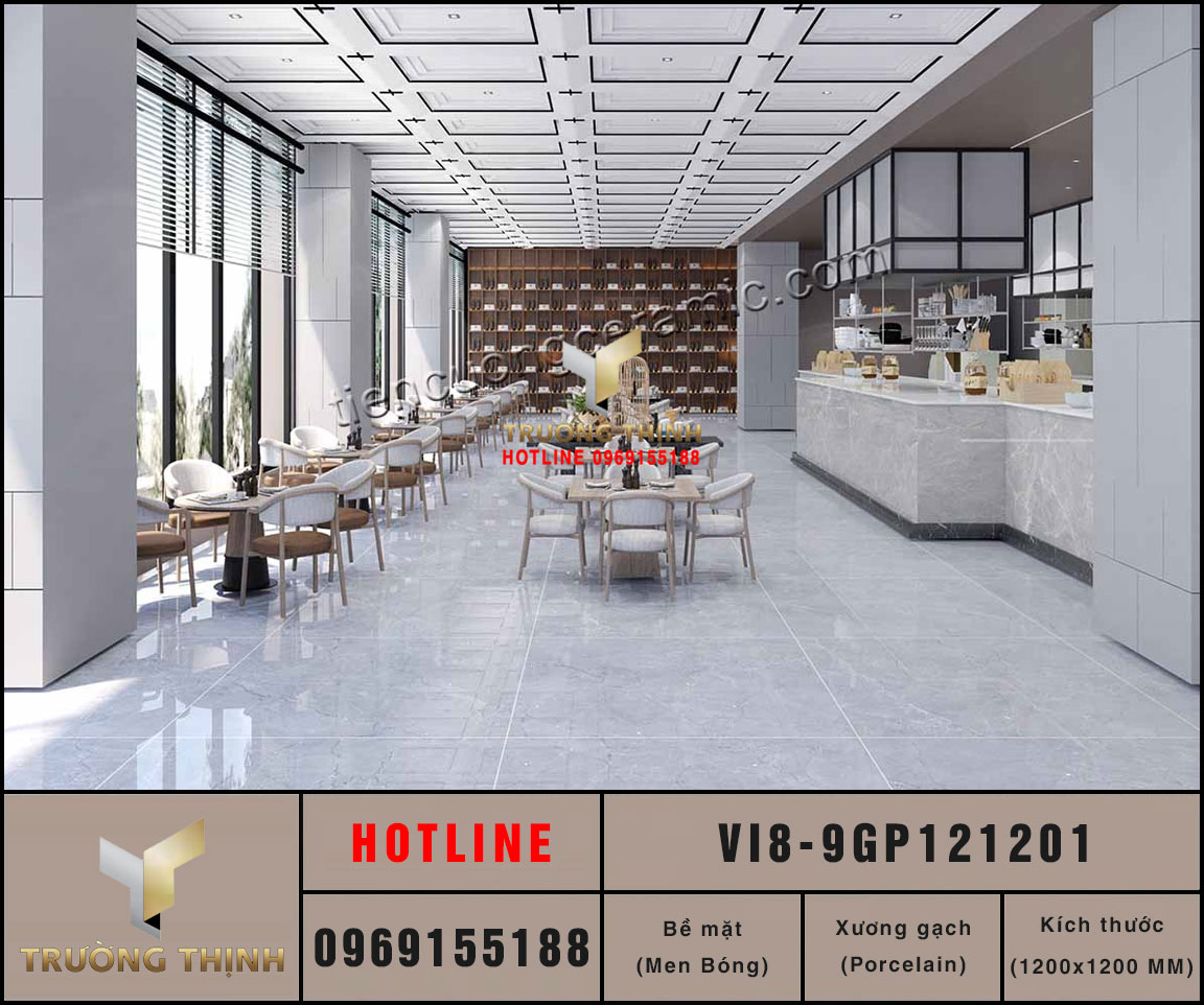 Gạch lát nền 1200x1200 Viglacera VI8-9GP121201