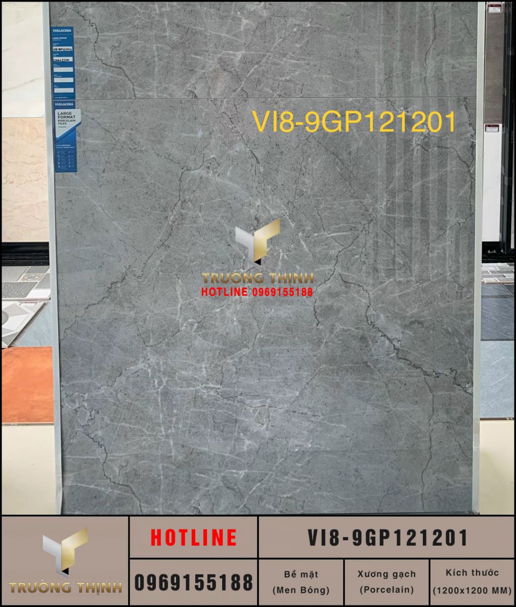 Gạch vân đá khổ lớn 1200x1200 Viglacera VI8-9GP121201 cao cấp