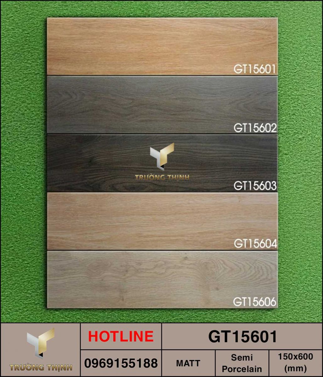 Ảnh thực tế gạch ốp lát 150x900 Viglacera GT15601 đang được trưng bày tại showroom
