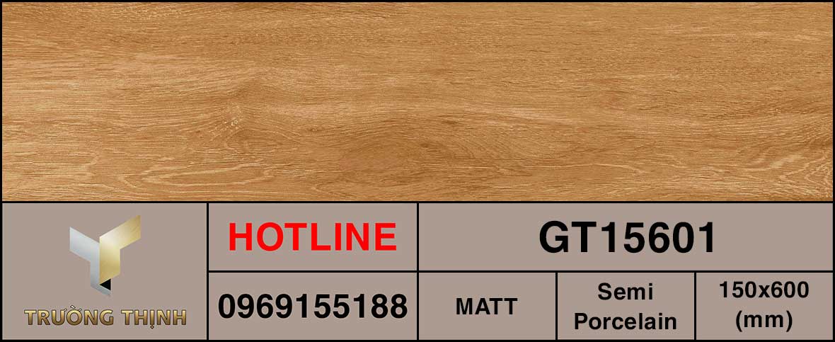 Ảnh MAP gạch ốp lát vân gỗ 150x600 Viglacera GT15601