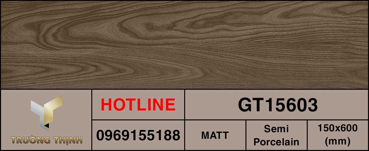 Ảnh MAP gạch ốp lát vân gỗ 150x600 Viglacera GT15603