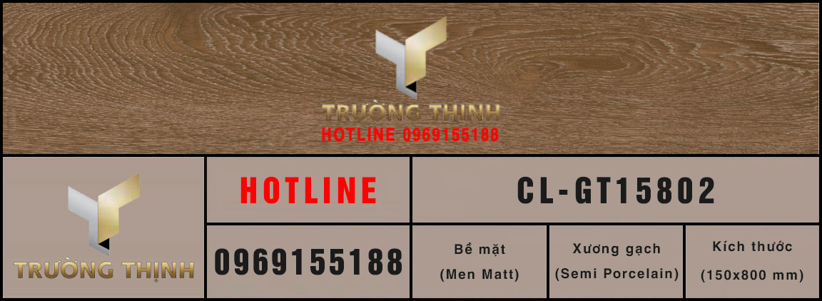 Gạch lát nền giả gỗ 150x800 Viglacera CL-GT15802 | Đẹp Tự Nhiên, Giá Tốt Nhất