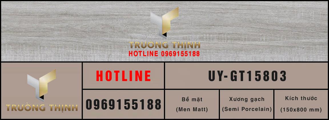 Gạch lát nền vân gỗ 150x800 Viglacera UY-GT15803 màu ghi giá tốt