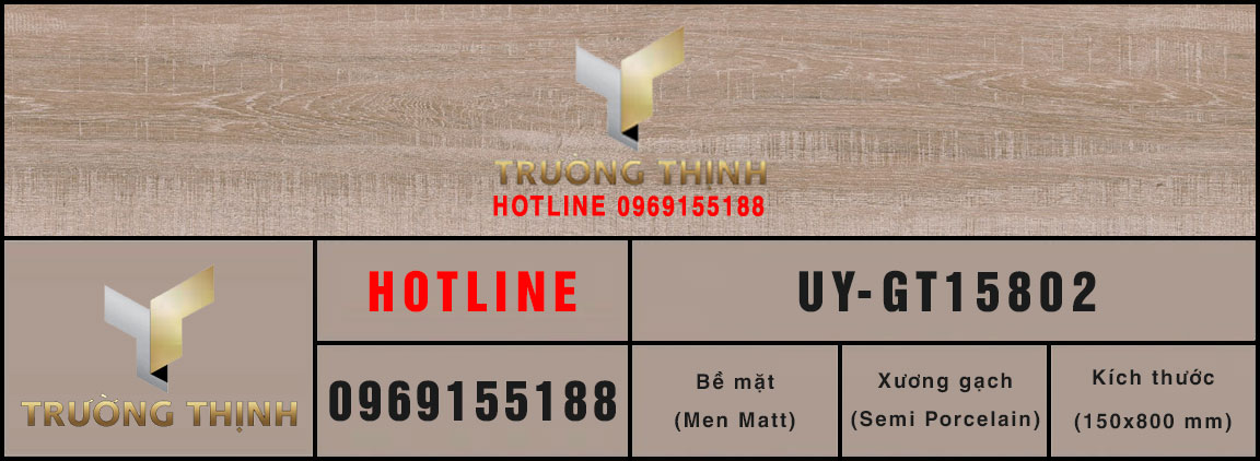 Gạch vân gỗ Viglacera UY-GT15802 150x800 - Chống trơn cao cấp