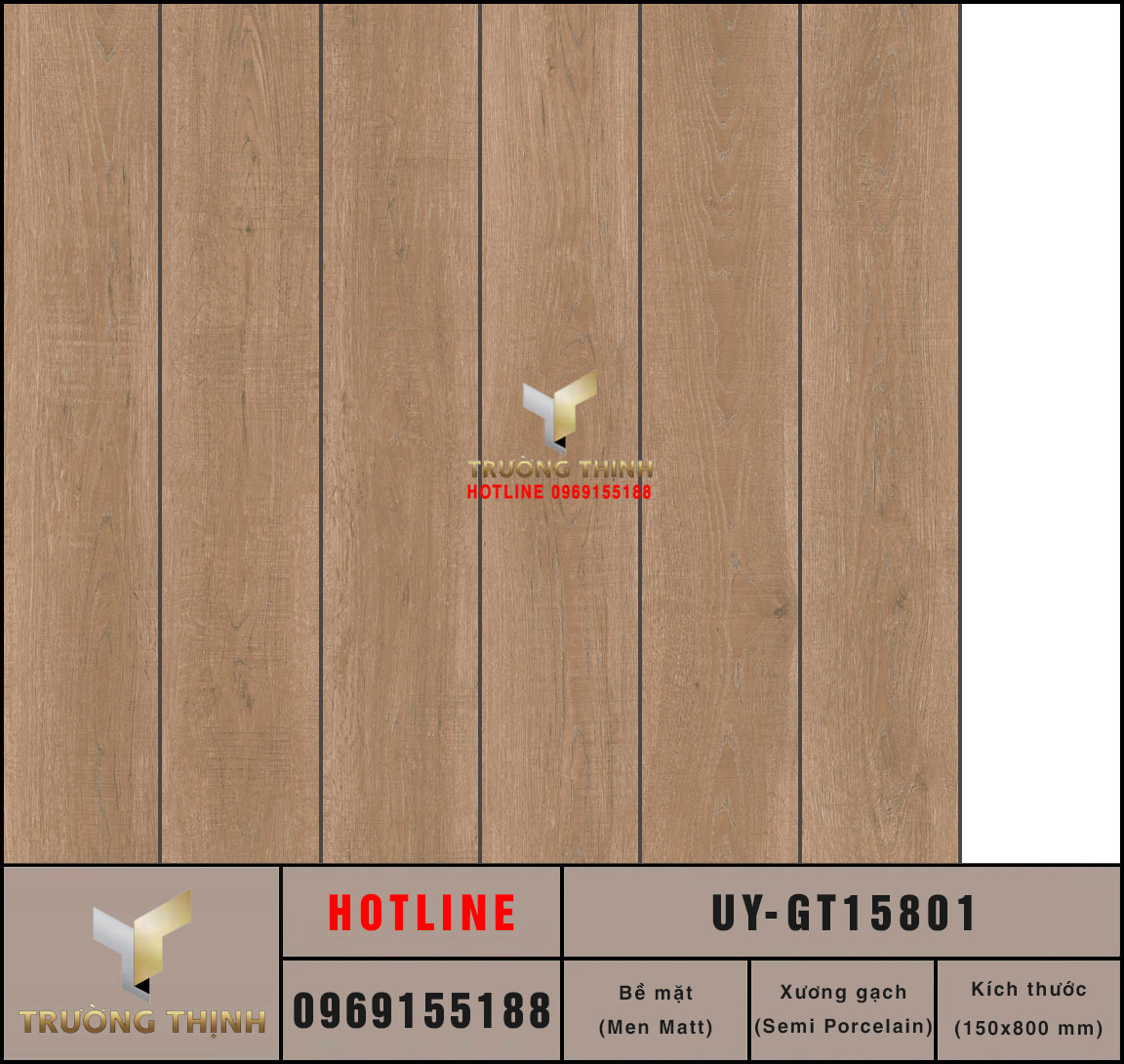 Gạch lát sàn vân gỗ 150x800 Viglacera màu be UY-GT15801: Sự tinh tế trong kiến trúc hiện đại