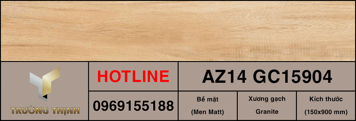 Gạch lát nền 150x900 Viglacera United Arizona AZ14-GC15904