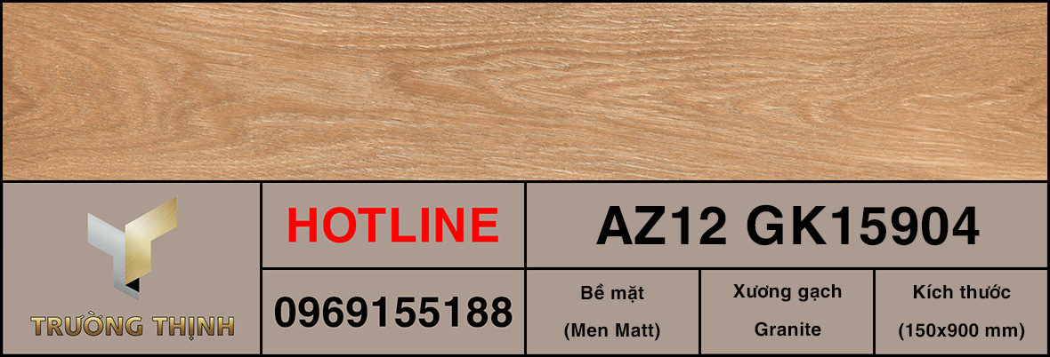 Gạch lát nền 150x900 Viglacera United Arizona AZ12-GK15904