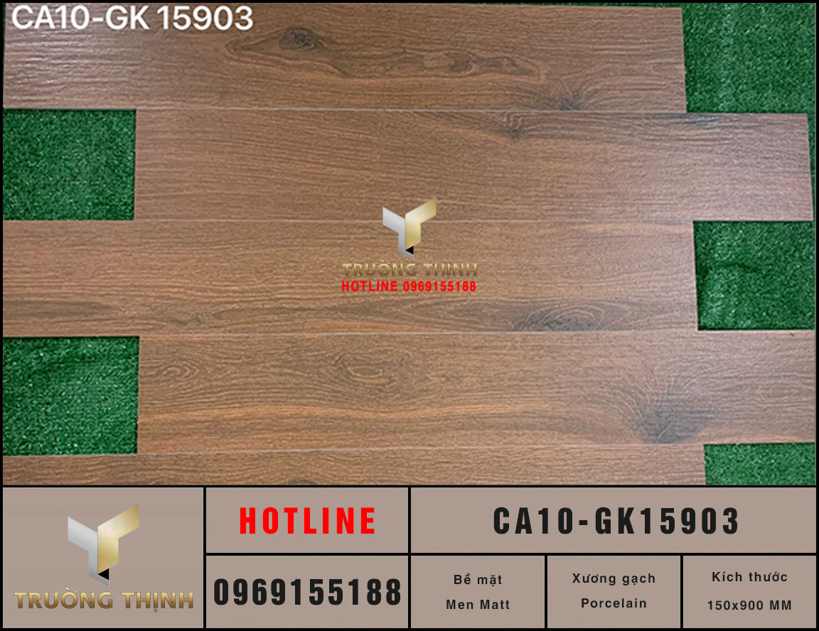 Gạch lát nền granite giả gỗ 150x900 Viglacera CA10-GK15903 | Giá Tốt Nhất