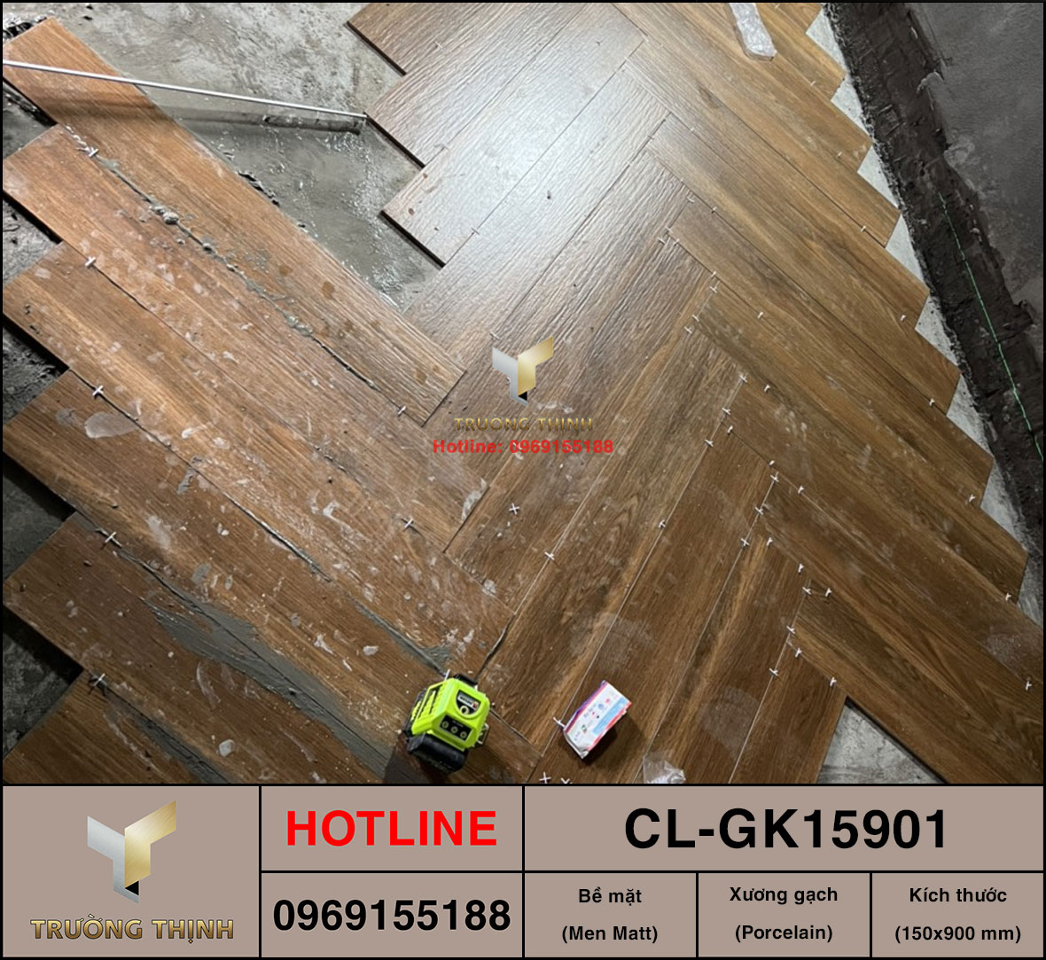 Gạch ốp lát 300x600 Viglacera Cửu Long CL-GK15901