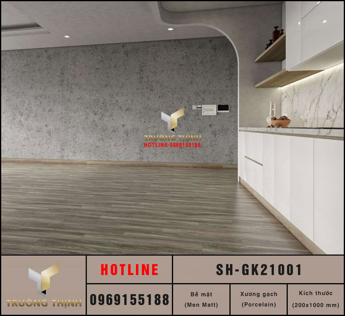 Gạch granite vân gỗ 200x1000 Viglacera SH-GK21001 giá rẻ