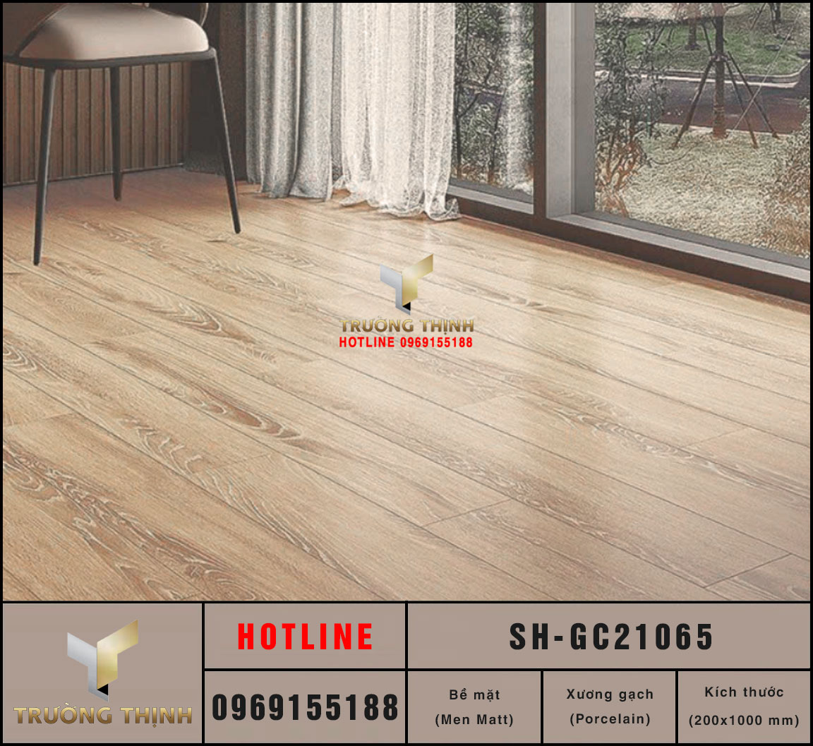 Gạch vân gỗ chống trơn 200x1000 Viglacera SH-GC21065 giá rẻ