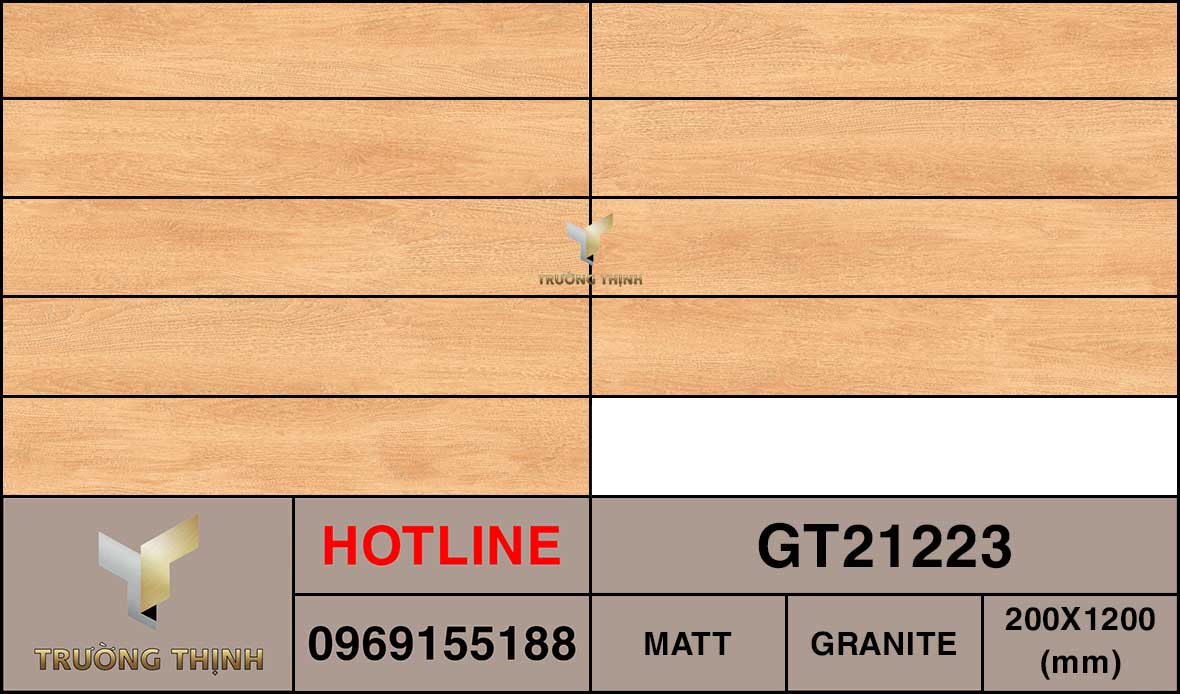 Ảnh MAP gạch ốp lát vân gỗ 200x1200 Viglacera GT21223