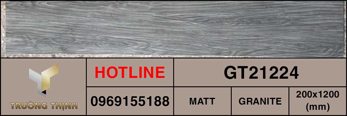 Gạch porcelain vân gỗ 200x1200 Viglacera GT21224 cao cấp