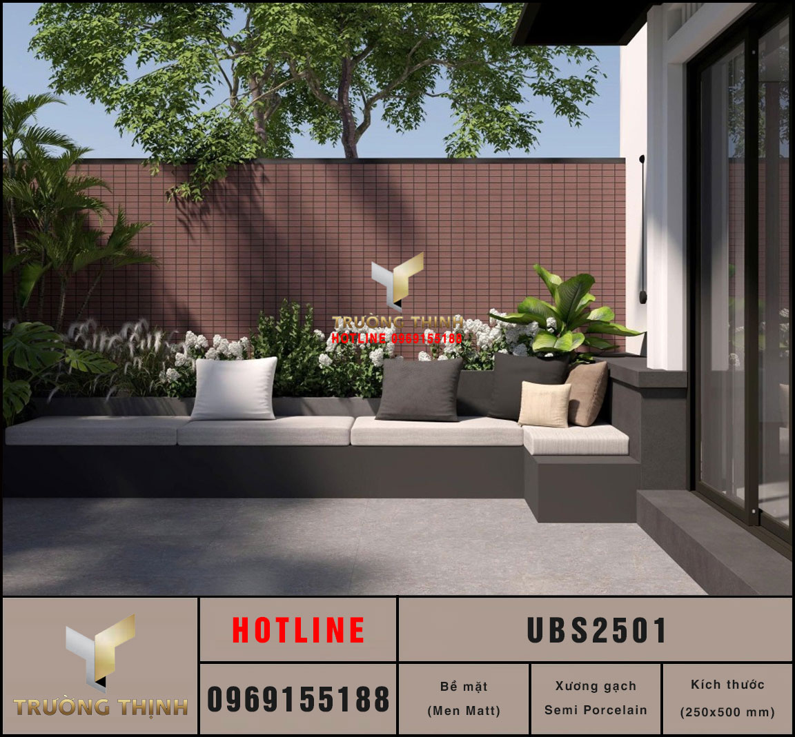 Gạch ốp lát chống trơn màu ghi 300x600 Viglacera UZ-HM3601: Sự lựa chọn hoàn hảo cho không gian hiện đại
