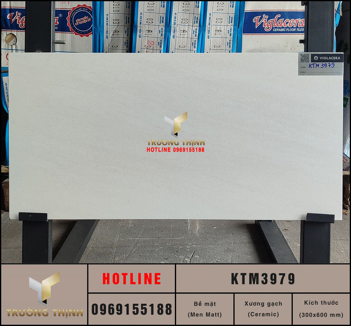 Gạch ốp lát 300x600 Viglacera KTM3979