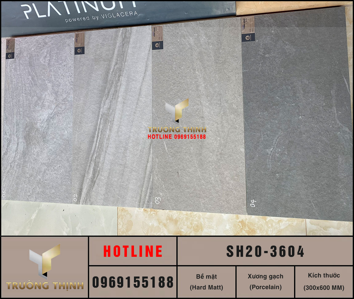 Gạch lát nền 300x600 Viglacera Sông Hồng SH20-3604