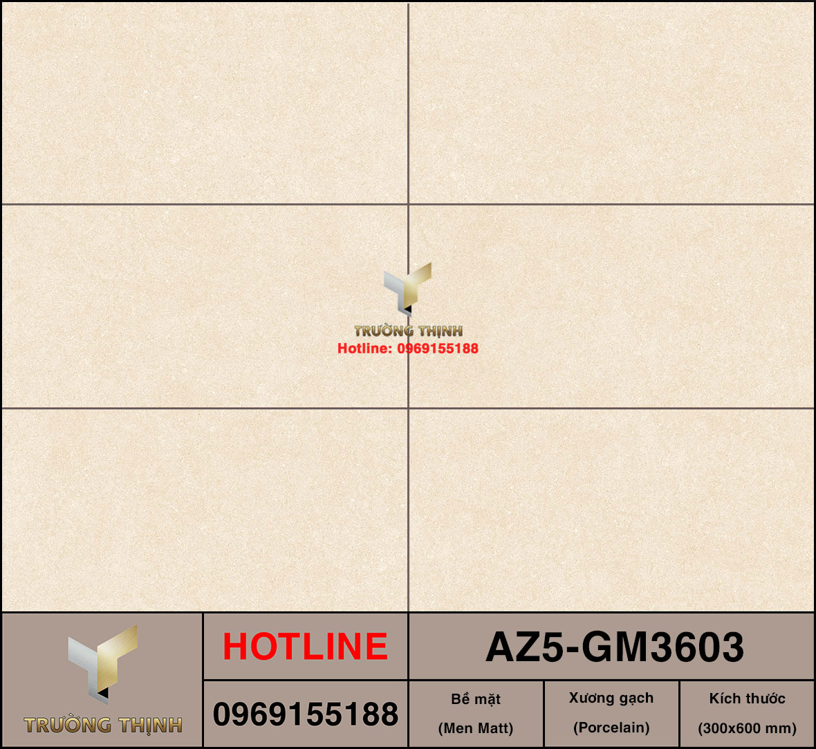 Gạch ốp lát 300x600 Viglacera United Arizona AZ5-GM3603