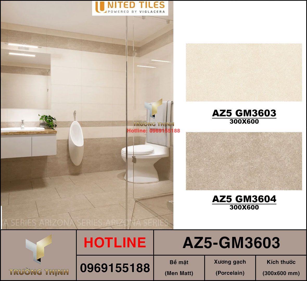 Gạch Viglacera AZ5-GM3603