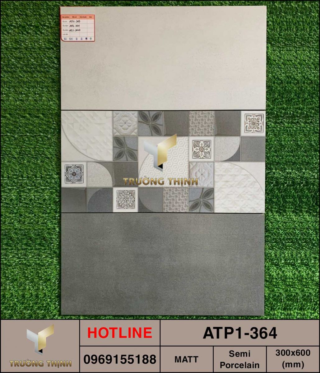 Ảnh thực tế gạch ốp lát 300x600 Viglacera ATP1-364