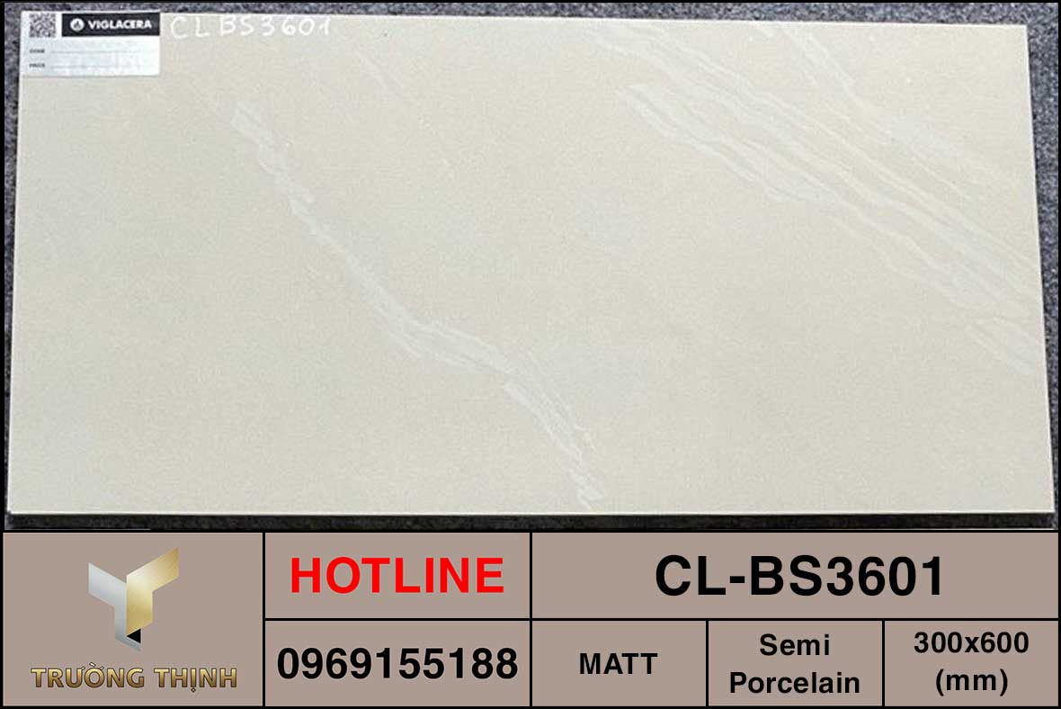 Gạch ốp lát 300x600 Viglacera Cửu Long CL-BS3601 cao cấp