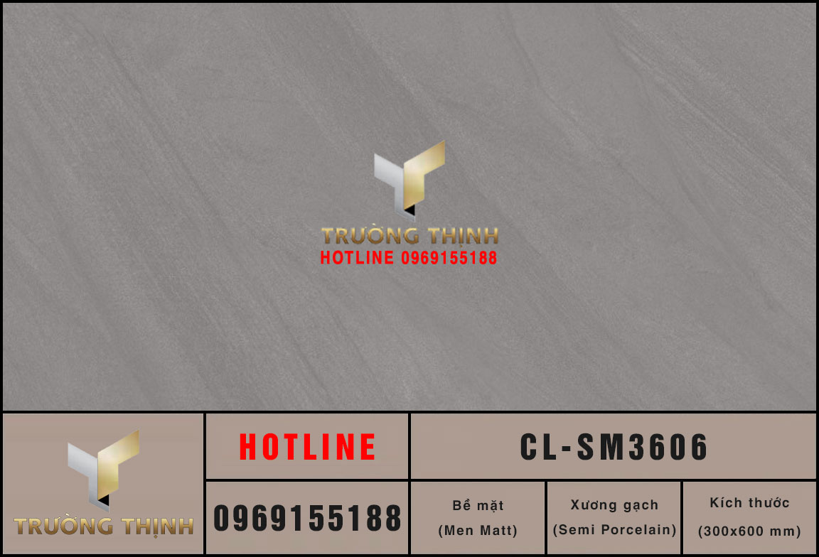 Gạch ốp lát chống trơn Viglacera CL-SM3606: Giải pháp hoàn hảo cho mọi không gian