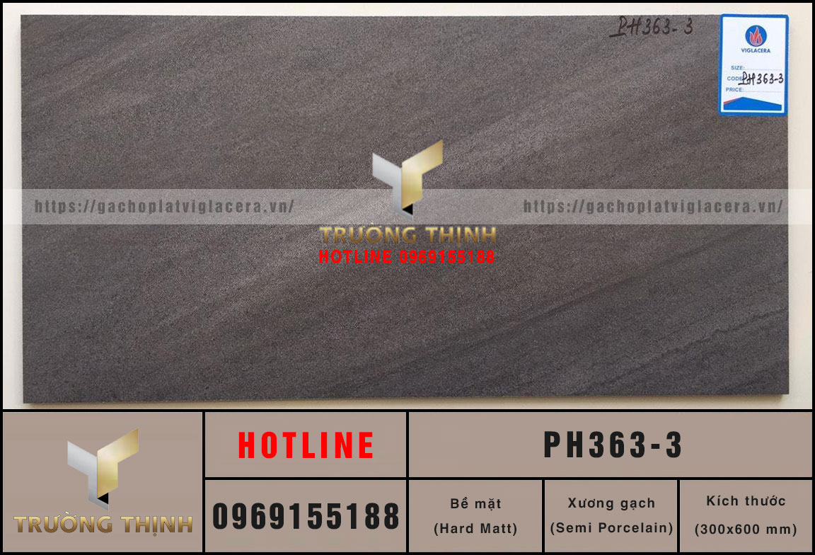 Gạch ốp lát chống trơn Viglacera PH363-3 - Giải pháp hoàn hảo cho mọi không gian