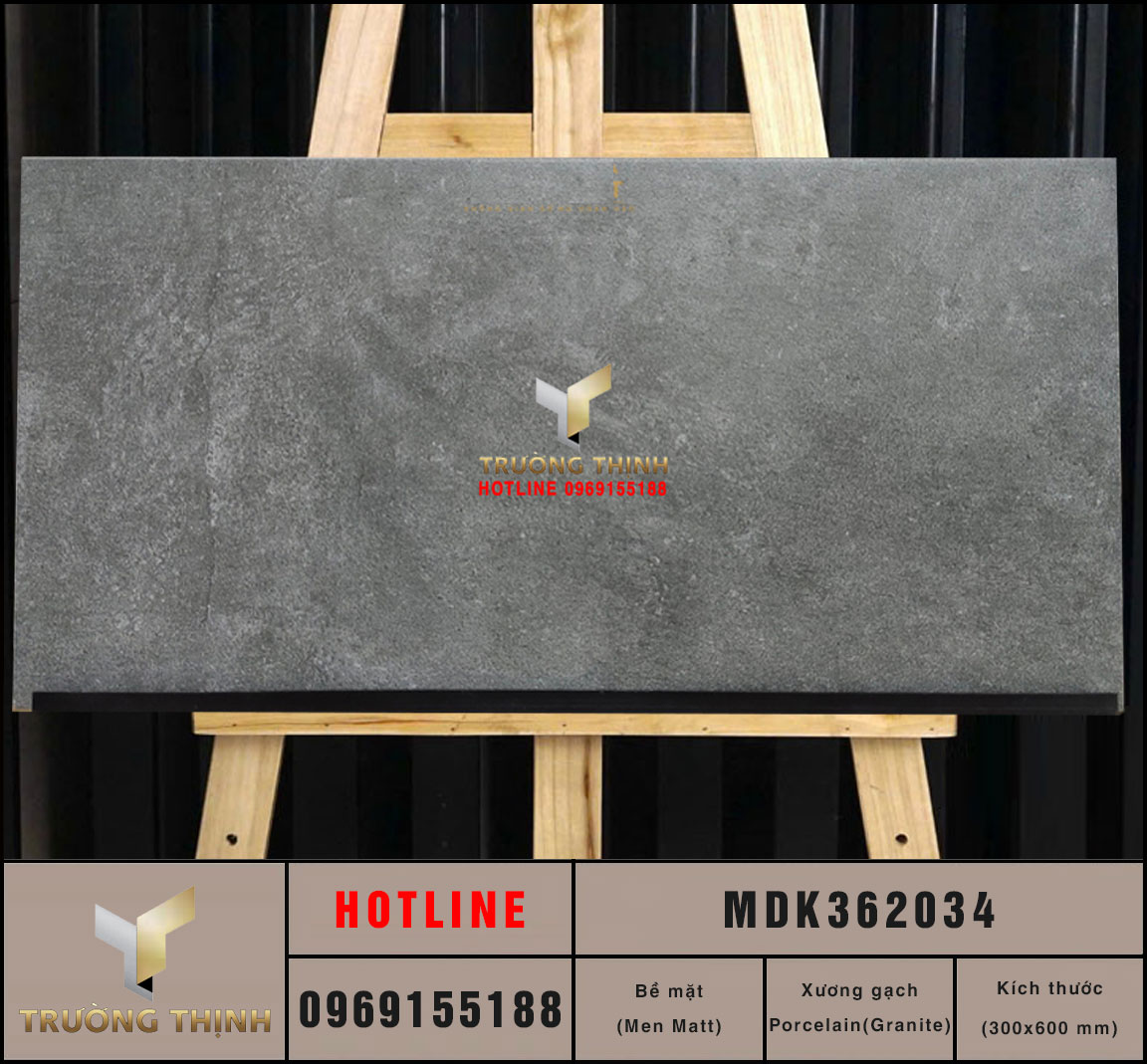 Gạch Granite Vân Xi Măng Viglacera MDK362034 300x600 - Giá Tốt
