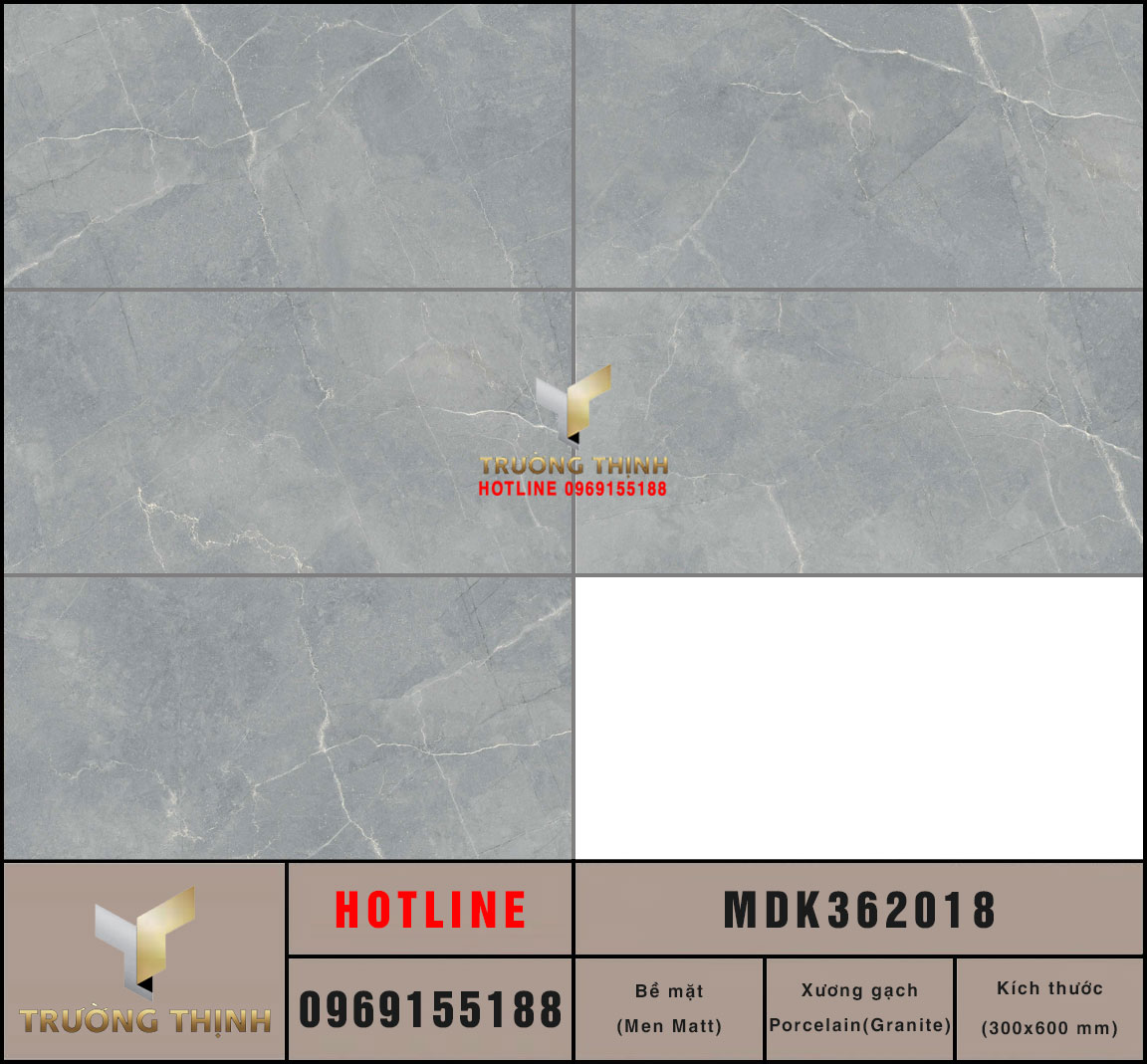 Gạch ốp lát vân đá màu kem 300x600 Viglacera MDK362015 – Đẳng cấp cho không gian hiện đại