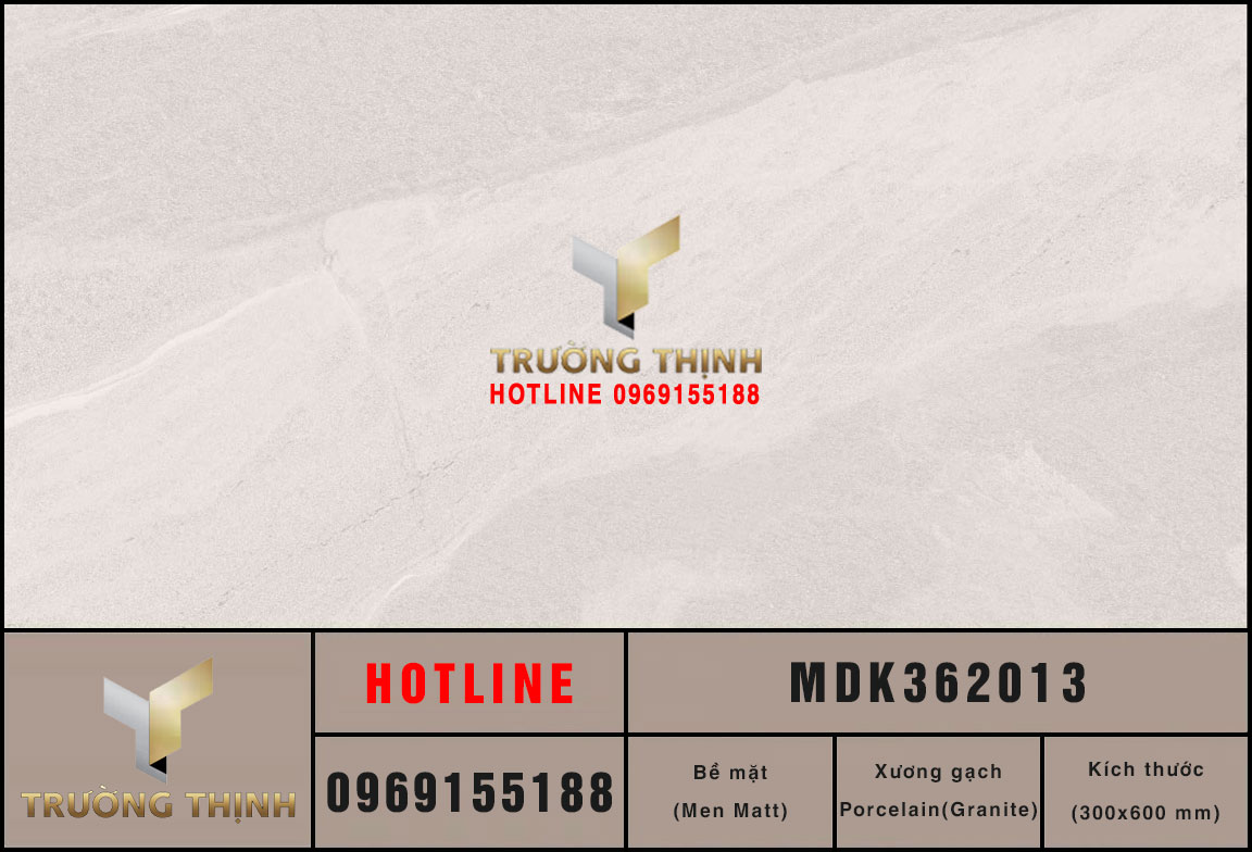 Gạch ốp lát granite vân đá 300x600 Viglacera MDK362013: Sự lựa chọn đẳng cấp cho không gian hiện đại