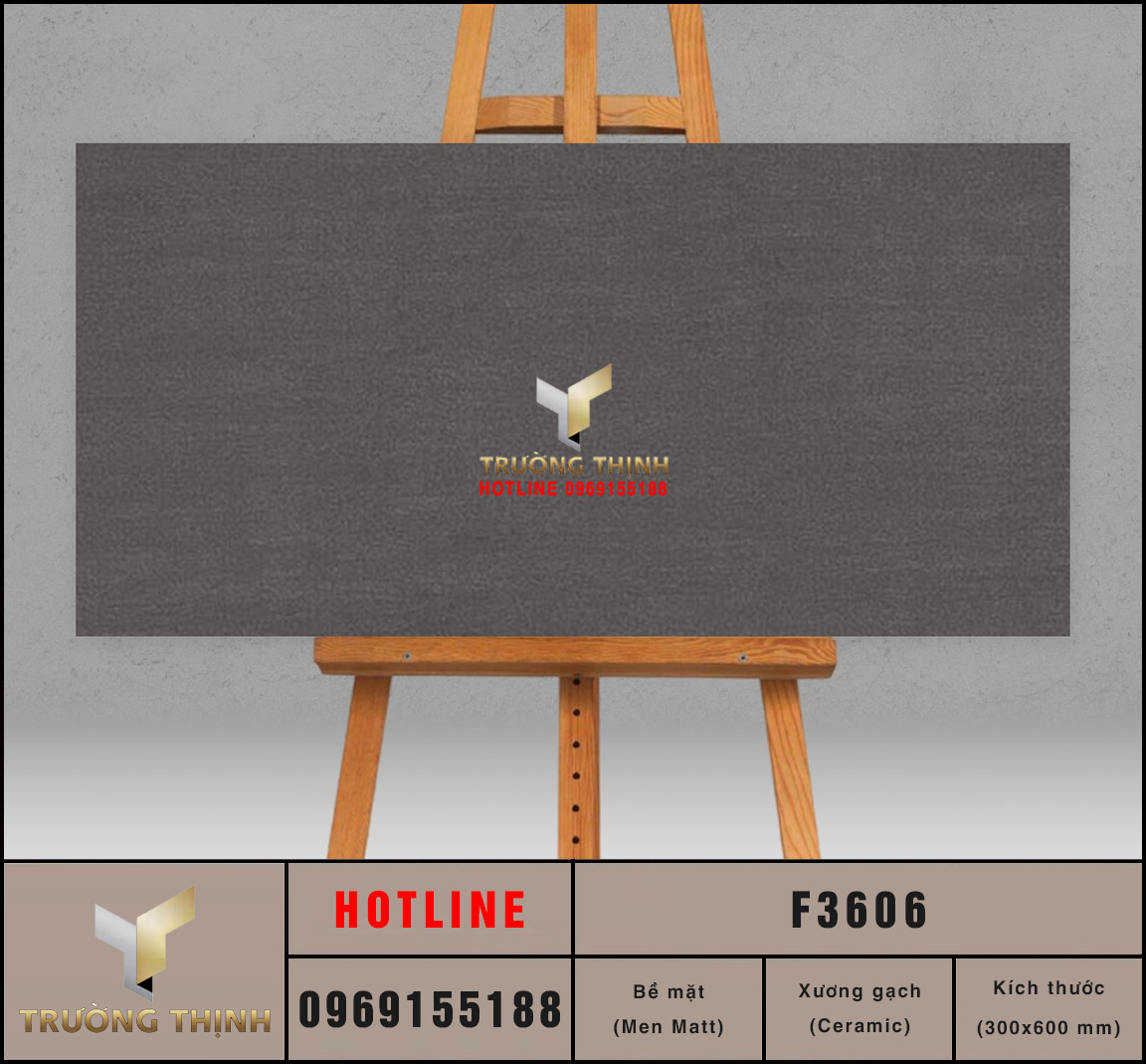 Gạch ốp lát men Matt 300x600 Viglacera F3606 cao cấp